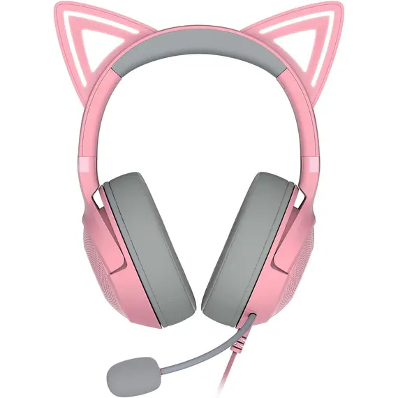 ყურსასმენი Razer Headset Kraken Kitty V2, RGB, USB, Quartz Ed.  - Primestore.ge