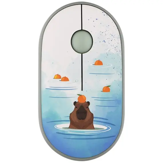 მაუსი 2E MF300 CAPYBARA:TANGERINE Silent WL BT, Green  - Primestore.ge