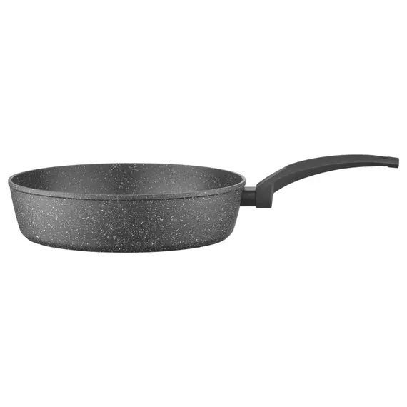ტაფა Ardesto Deep Fry pan with lid Gemini Gourmet Viareggio, 28cm, aluminium, black , 2 image - Primestore.ge