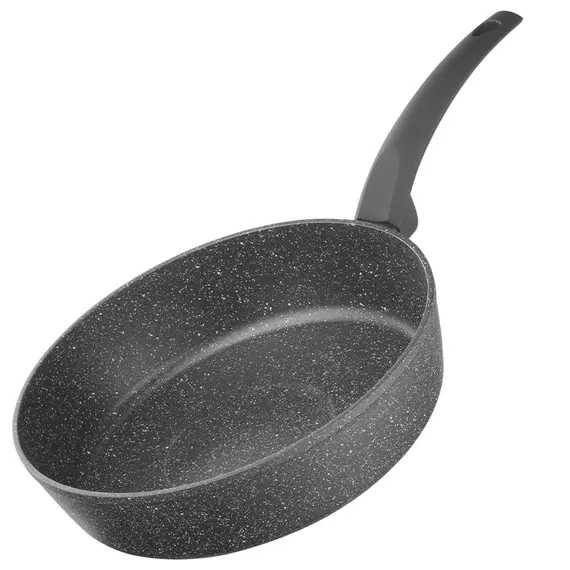 ტაფა Ardesto Deep Fry pan with lid Gemini Gourmet Viareggio, 26cm, aluminium, black  - Primestore.ge
