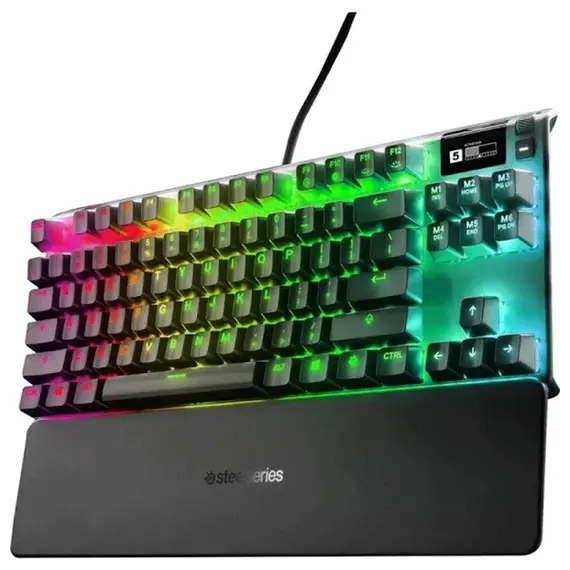 კლავიატურა SteelSeries Keyboard Apex 7 TKL (Red Switch) US  - Primestore.ge