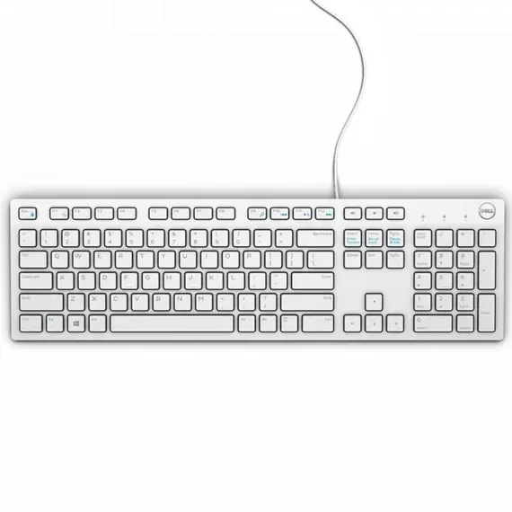 კლავიატურა DELL Multimedia Keyboard-KB216 White  - Primestore.ge