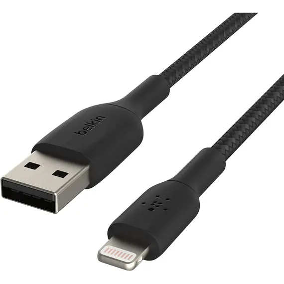 USB კაბელი BELKIN BOOSTCHARGE BRAIDED LIGHTNING TO USB-A CABLE , 3 image - Primestore.ge