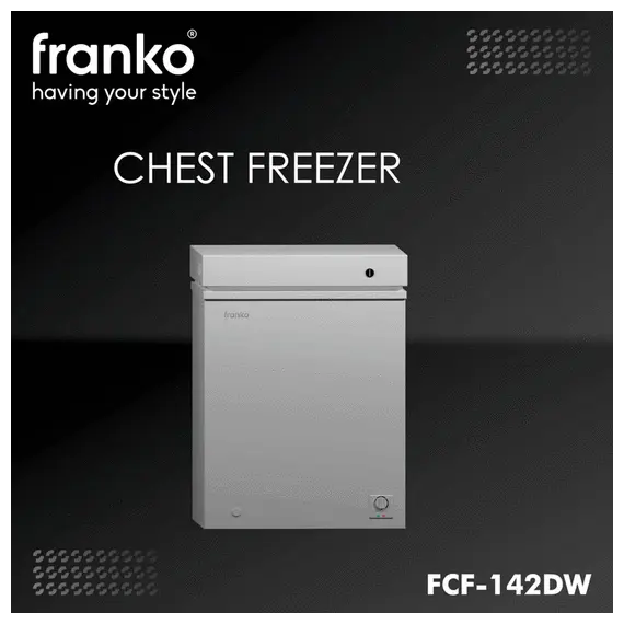 საყინულე მაცივარი FRANKO FCF-142DW (139L) , 2 image - Primestore.ge