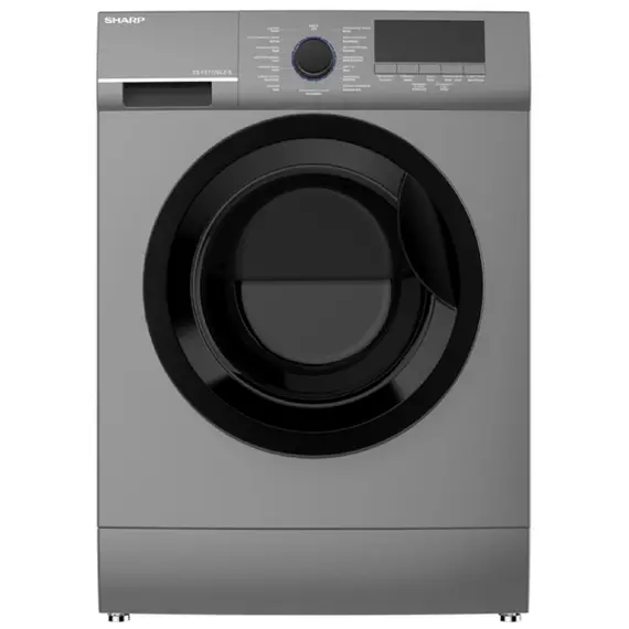 სარეცხი მანქანა Sharp ES-FE712DLZ-S, 7Kg, 1200Rpm, Washing Machine, Grey  - Primestore.ge