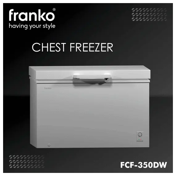 საყინულე მაცივარი FRANKO FCF-350DW (347L) , 2 image - Primestore.ge