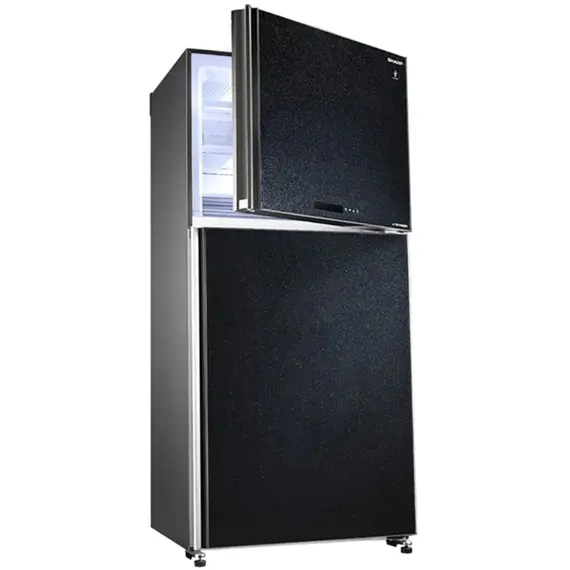 მაცივარი Sharp SJ-GV63G-BK, 480L, A, No Frost, Refrigerator, Black , 2 image - Primestore.ge