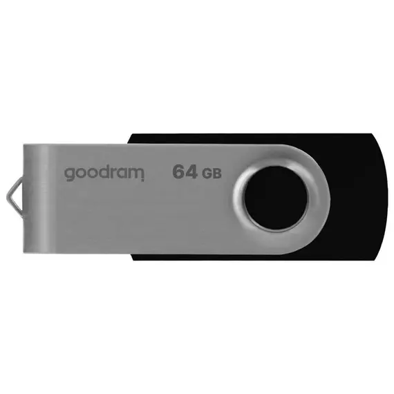 ფლეშ მეხსიერება Flash Goodram 64GB UTS3 BLACK USB 3.2 Gen 1  - Primestore.ge