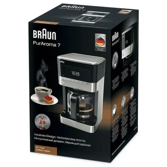ყავის აპარატი BRAUN KF7120BK CM , 4 image - Primestore.ge