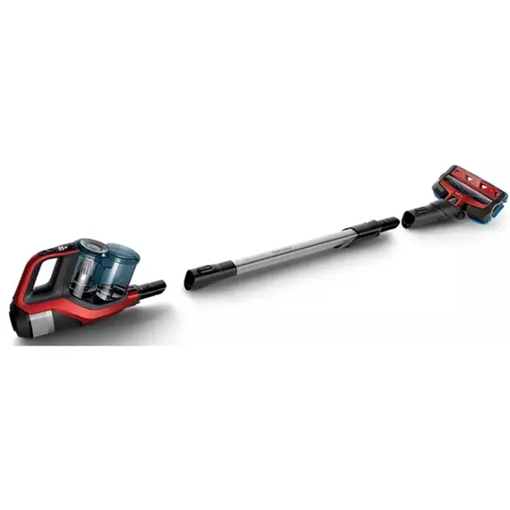 Vacuum cleaner Philips XC7043/01, 0.6L, Vacuum Cleaner, Silver/Red, 4 image