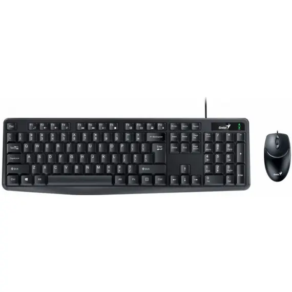 კლავიატურა და მაუსი Genius KM-170 USB Black  - Primestore.ge