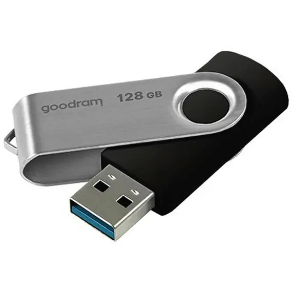 ფლეშ მეხსიერება Flash Goodram 128GB UTS3 BLACK USB 3.2 Gen 1 , 3 image - Primestore.ge