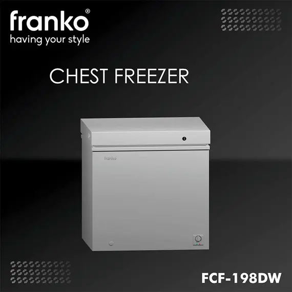 საყინულე მაცივარი FRANKO FCF-198DW (198L) , 2 image - Primestore.ge