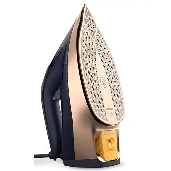 ორთქლის უთო Philips DST8050/20, 3000W, 350ML, Steam Iron, Blue/Golden , 2 image - Primestore.ge
