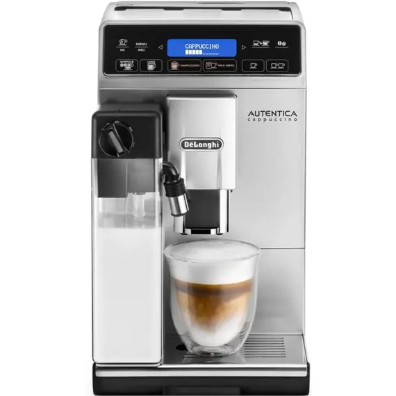 Coffee machine Delonghi ETAM29.660.SB Autentica, 1450W, 1.5L, Coffee Machine, Black/Silver