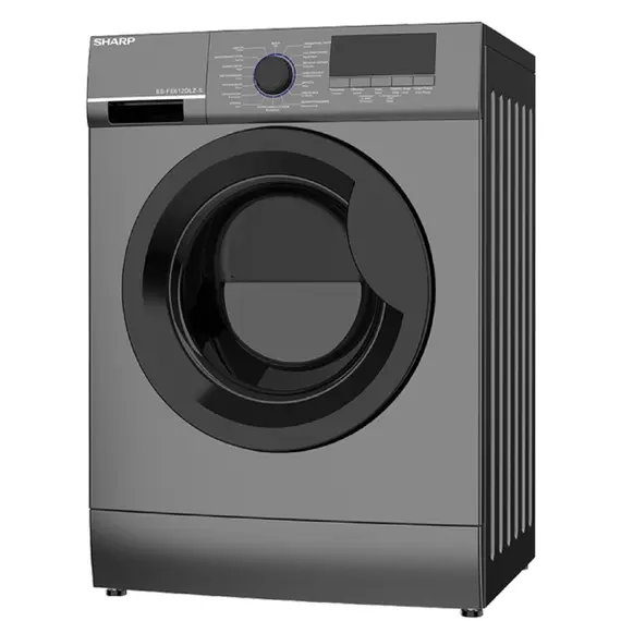 სარეცხი მანქანა Sharp ES-FE612DLZ-S, 6Kg, 1200Rpm, Washing Machine, Grey , 2 image - Primestore.ge
