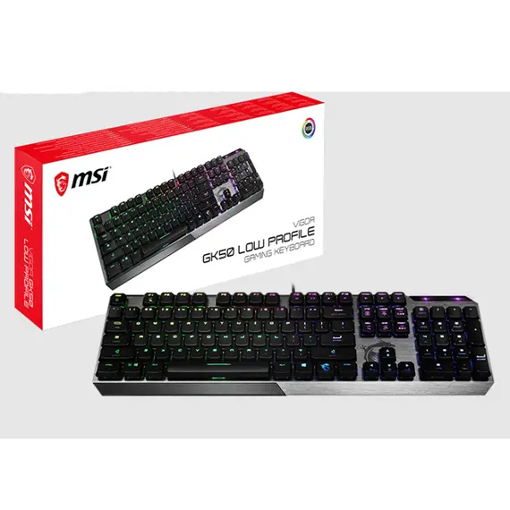 კლავიატურა MSI Keyboard VIGOR GK50 LOW PROFILE RU , 5 image - Primestore.ge