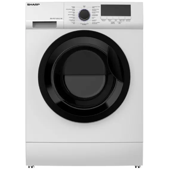 სარეცხი მანქანა Sharp ES-FE612DLZ-W, 6Kg, 1200Rpm, Washing Machine, White  - Primestore.ge