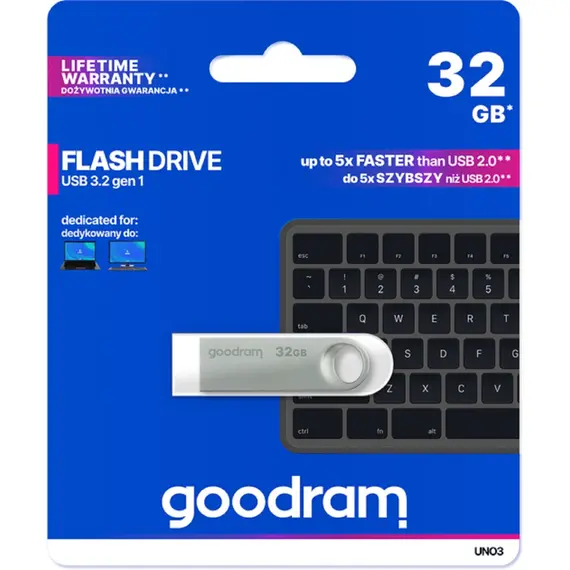 ფლეშ მეხსიერება Flash Goodram UNO3-0320S0R11 32GB , 3 image - Primestore.ge