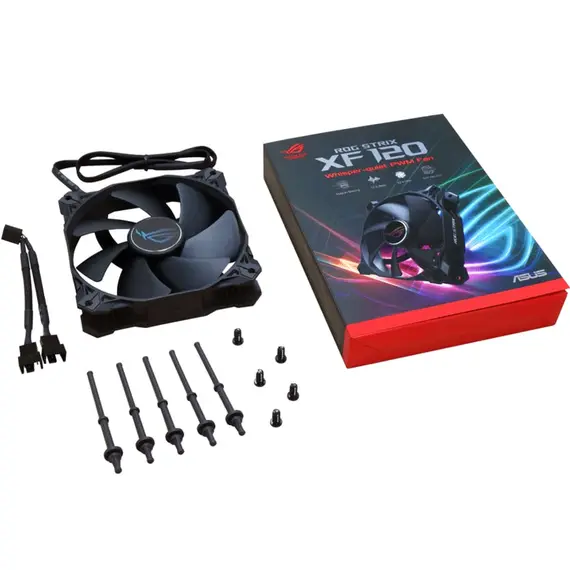 ქულერი Cooler Asus ROG Strix XF120 BLACK 90DA0010-B09000 , 5 image - Primestore.ge