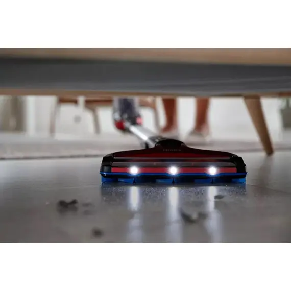 Vacuum cleaner Philips XC7043/01, 0.6L, Vacuum Cleaner, Silver/Red, 6 image