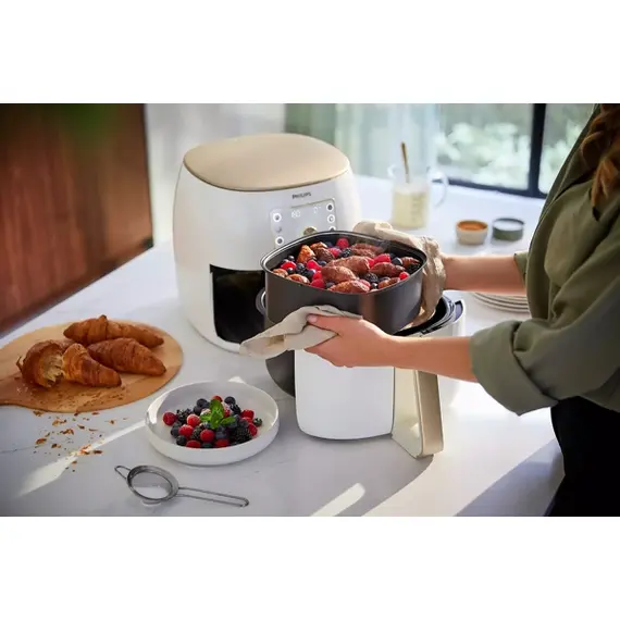 აეროგრილი Philips HD9870/20, 2225W, 7.3L, Air Fryer, White , 5 image - Primestore.ge