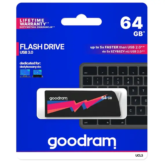 ფლეშ მეხსიერება Flash Goodram UCL3-0640K0R11 64GB , 4 image - Primestore.ge