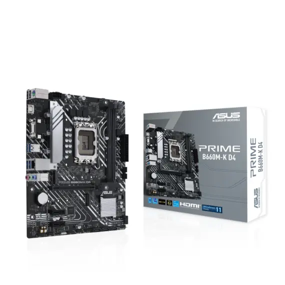 დედა დაფა Asus Prime B660M-K D4 90MB1950-M1EAY0 - Primestore.ge