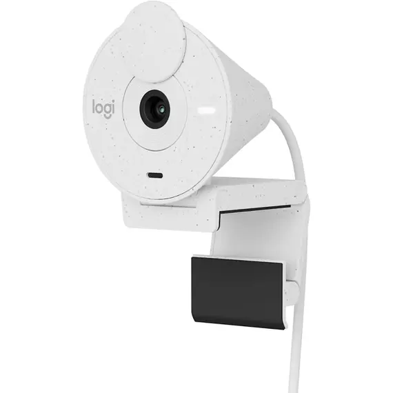 ვებკამერა LOGITECH Brio 300 Off White/L960-001442 - Primestore.ge