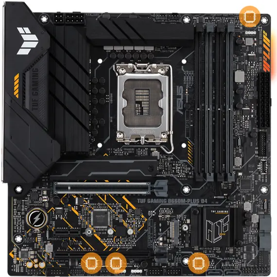 Motherboard Asus TUF Gaming B660M-Plus D4 90MB1940-M1EAY0