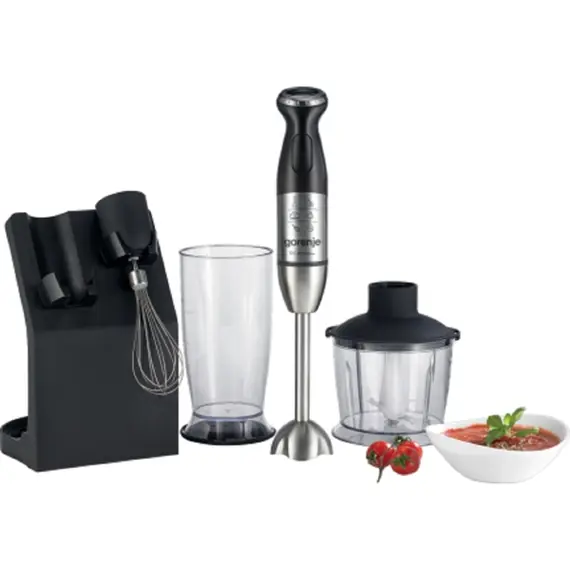 ხელის ბლენდერი Gorenje HBC807QB, 800W, 0.5L, Blender, Black/Silver , 2 image - Primestore.ge