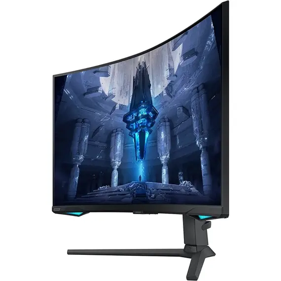მონიტორი Samsung LS32BG752NIXCI Curved Odyssey Neo G75B, 32", Gaming Monitor, VA, USB, HDMI, DP, Black , 4 image - Primestore.ge