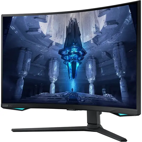 მონიტორი Samsung LS32BG752NIXCI Curved Odyssey Neo G75B, 32", Gaming Monitor, VA, USB, HDMI, DP, Black , 2 image - Primestore.ge