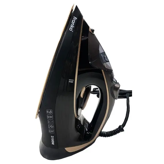უთო Franko FSI-9004, 3100W, 400ML, Steam Iron, Black  - Primestore.ge