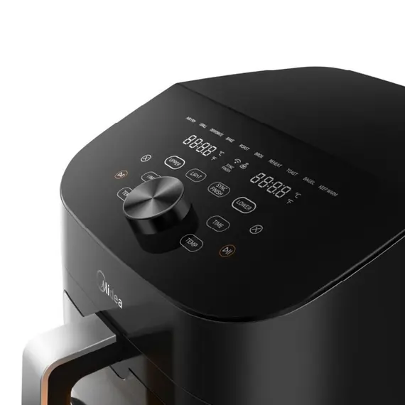 აეროგრილი Midea MF-CY110A, 1850W, 11L, Air Fryer, Black , 7 image - Primestore.ge