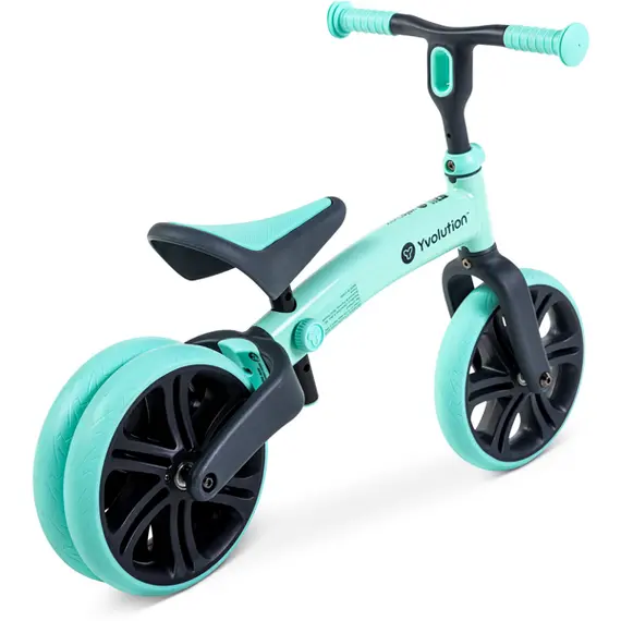 YVolution YT16G2 Bigovel Yvelo, Children's Balance Bicycle, Junior Green, 2 image
