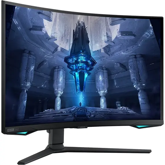 მონიტორი Samsung LS32BG752NIXCI Curved Odyssey Neo G75B, 32", Gaming Monitor, VA, USB, HDMI, DP, Black , 3 image - Primestore.ge
