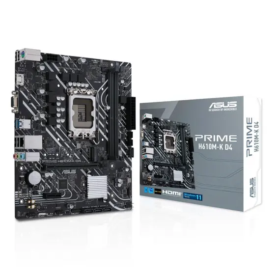 დედა დაფა Asus Prime H610M-K D4 90MB1A10-M0EAY0 , 3 image - Primestore.ge