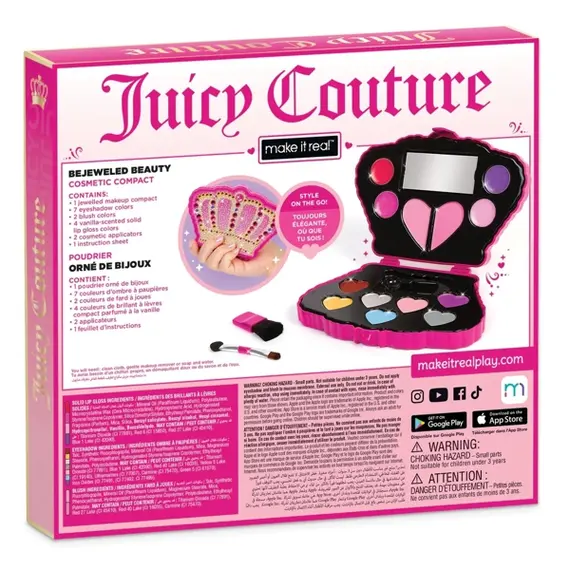 საბავშვო კოსმეტიკის ნაკრები Make It Real 4475MR Juicy Couture, Cosmetic Compact , 6 image - Primestore.ge