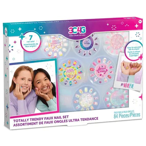 ფრჩხილების ნაკრები Make It Real 3C4G Totally Trendy Faux Nail Set  - Primestore.ge