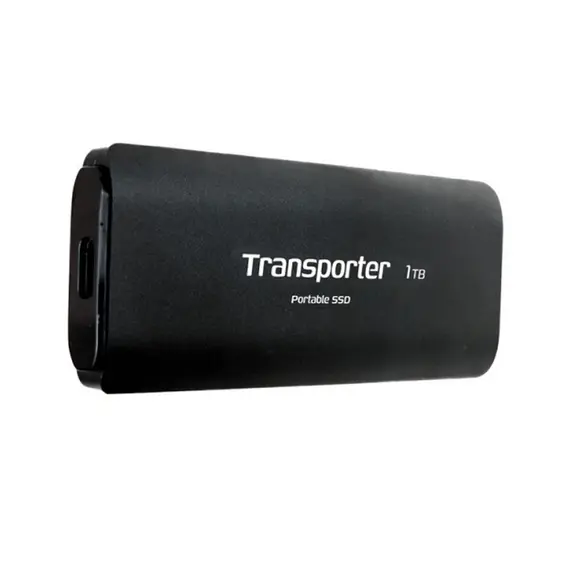 გარე მყარი დისკი Patriot Transporter 1TB External Portable SSD USB-C 3.2 Black - PTP1TBPEC  - Primestore.ge