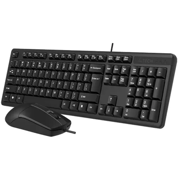 კლავიატურა და მაუსი A4Tech KR-3330/KR-3330S Multimedia FN Desktop Black , 2 image - Primestore.ge