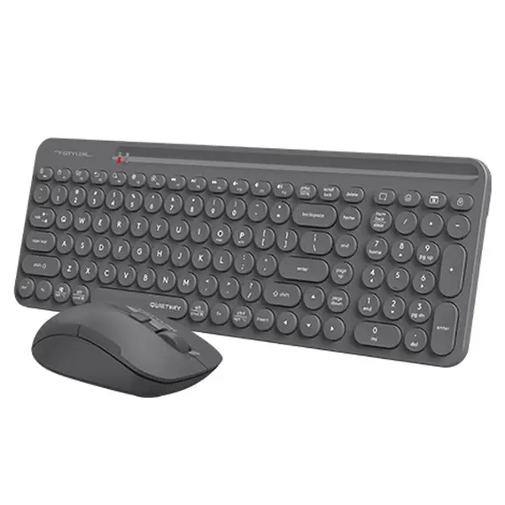 კლავიატურა და მაუსი A4Tech Fstyler FG3300 Air2 QuietKey 2-Zone Combo Desktop Grey , 2 image - Primestore.ge