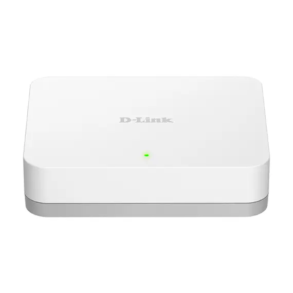 სვიჩი D-Link DGS-1005A/G1A, 5-Port Gigabit, Switch, White  - Primestore.ge