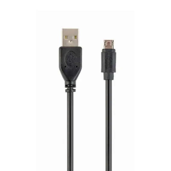 კაბელი Gembird CC-USB2-AMmDM-6 Double-sided Micro-USB to USB2.0 AM cable 1.8m black  - Primestore.ge