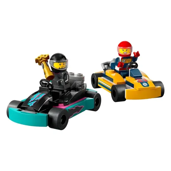ლეგო LEGO Constructor CITY GO-KARTS AND RACE DRIVERS , 3 image - Primestore.ge