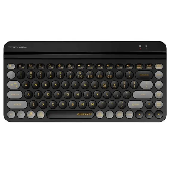 კლავიატურა A4Tech Fstyler FBK30 Bluetooth & 2.4G Wireless Keyboard Blackcurrant  - Primestore.ge