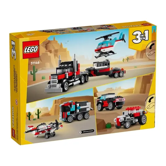 ლეგო Constructor LEGO Creator On-board truck with a helicopter , 4 image - Primestore.ge