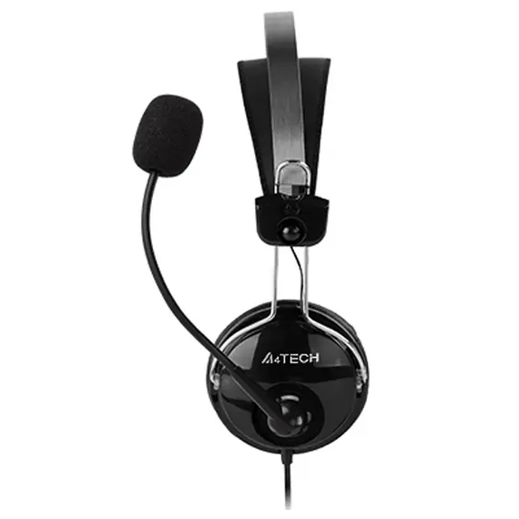 ყურსასმენი A4Tech HU-7P ComfortFit Stereo USB Headset Black , 3 image - Primestore.ge