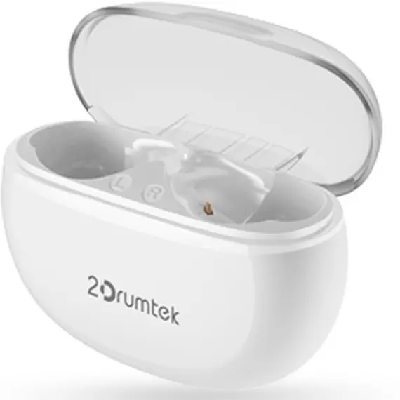 ყურსასმენი A4Tech 2Drumtek B27 True Wireless Earphone Grayish White , 2 image - Primestore.ge